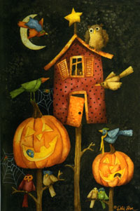Halloween Flight Flag 28x40