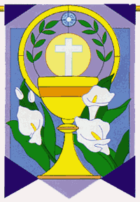 View Easter Cross Applique Flag 28"x44" - 03033TG