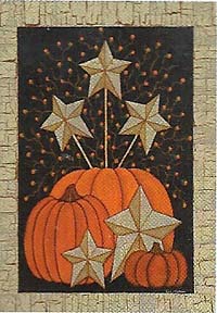 View Starburst Pumpkins Flag 28" x 40" - 0460CD