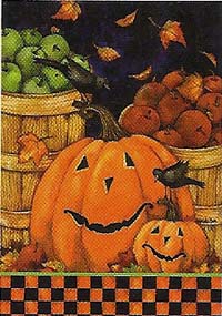 Jolly Pumpkins Flag 28x 40