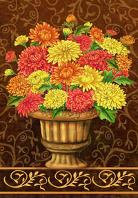 View Mums Bouquet Garden Flag 13"x18" - 0756MCD