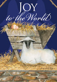 View Joy to the World Garden Flag 12"x18" - 0790MCD