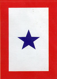 View Blue Star Service Flag 28"x44" - 08042TG