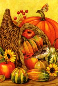 View Bountiful Nature Silk Reflections Garden Flag 12.5"x18" - 141050EG