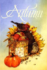 View Autumn Silk Reflections Flag 29"x43" - 131057EG