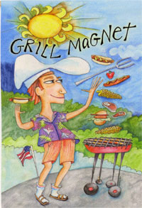 View All American Grill Silk Reflections Flag 29"x43" - 13692EG