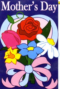 View Mother's Day Applique Garden Flag 13.5"x18" - 65061TG