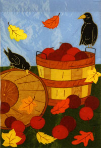 View Something to Crow About Applique Flag 28"x44" - 15580EG