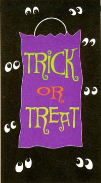 View Trick or Treat Applique Garden Flag 12.5"x18" - 16649EG