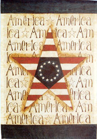View Americana Star Impressions Flag 28"x40" - 23780