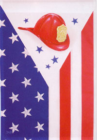 View Firefighter Heroes Impressions Flag 28"x40" - 23782