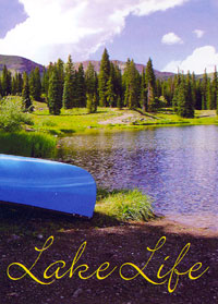 View Lake Life Impressions Flag 28"x40" - 23794