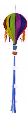 View Hot Air Balloon Windsock 14"x50" - 25572