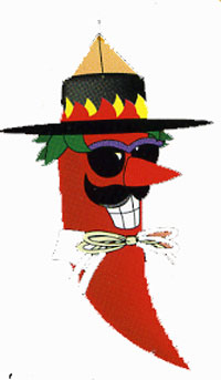 View Chili Pepper Windsock 12"x40" - 28053TG