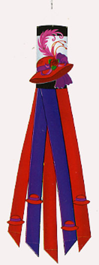 View Red Hat Windsock 12"x60" - 28066TG