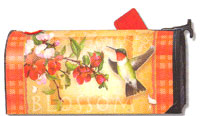 View Hummingbird Plaid Magnetic Mail Wrap - 3912MW