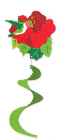 View Hummingbird Applique Windspinner 8.5"x30" - 45074EG