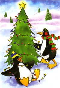View Tree Decorating Flag 28"x40" - 52211A