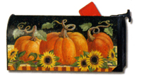 View Pumpkins & Sunflowers Magnetic Mail Wrap - 5225MW