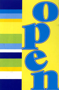 View Open Applique Flag 28"x40" - 52533A