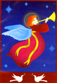 View Peace Angel Flag 28"x40" - 52573A