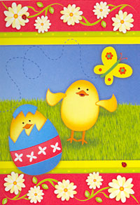 View A chick is Born Flag 28"x40" - 52762A