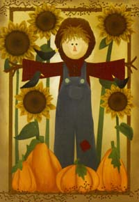 View Simon Scarecrow Flag 28"x40" - 52852A