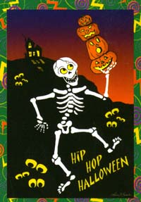 View Hip Hop Halloween Flag 28"x40" - 52877A