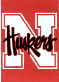 View University of Nebraska Screen Print Flag 28"x40" - 59619