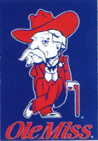 View University of Mississippi Screen Print Flag 28x40" - 59624