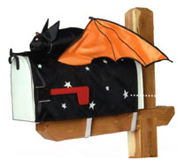 View Bat Inflatable Mailbox Cover 18L"x32"Wx22"H - 70874