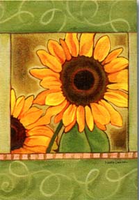 View Sunflowers Impressions Flag 28"x40" - 71275