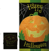 View Happy Jack Applique Flag 28"x44" - 71446