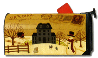 View Winter Postcard Magnetic MailWrap - 8310MW