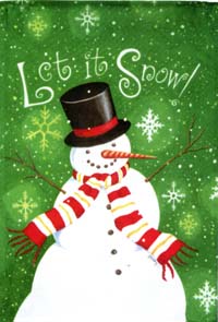 View Let it Snow Impressions Flag 28"x40" - 90140