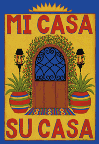 View Mi Casa Su Casa Flag 28"x40" - 9389CD