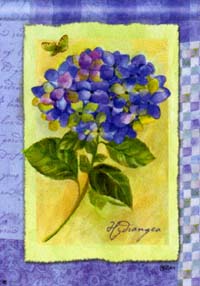 View Hydrangea Splendor Flag 28"x40" - 94166MW