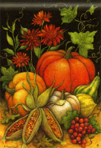 View Season's Harvest Garden Flag 12.5"x18" - 34478MW