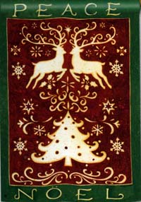 View Christmas Silhouette Garden Flag 12.5"x18" - 34484MW