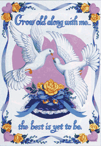 View Grow Old Along with Me Wedding Garden Flag 13"x18" - 9481MCD