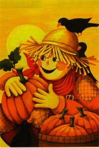 View Mr. Scarecrow Flag 28"x40" - 9506CD