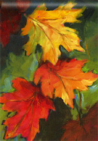 View Fall Leaves Garden Flag 12.5"x18" - 35102MW