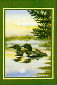 View Loon Flag 28"x40" - 9539CD