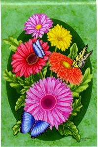View Gerber Daisy Flag 28"x40" - 9553CD