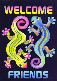 View Gecko Flag 28"x40" - 9565CD