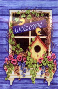 View Pansy & Windowbox Garden Flag 12.5"x18" - 9570MCD