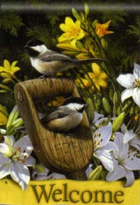 View Summer Chickadees Flag 28"x40" - 95737MW