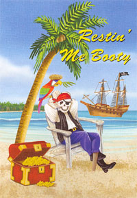 View Restin Me Booty Flag 28"x40" - 9621CD