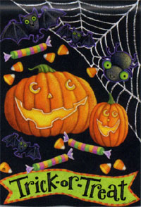 View Trick or Treat Too Garden Flag 12.5"x18" - 36412MW