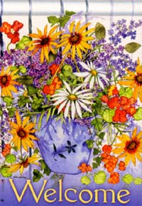 View Garden Mix Flag 28"x40" - 96516MW